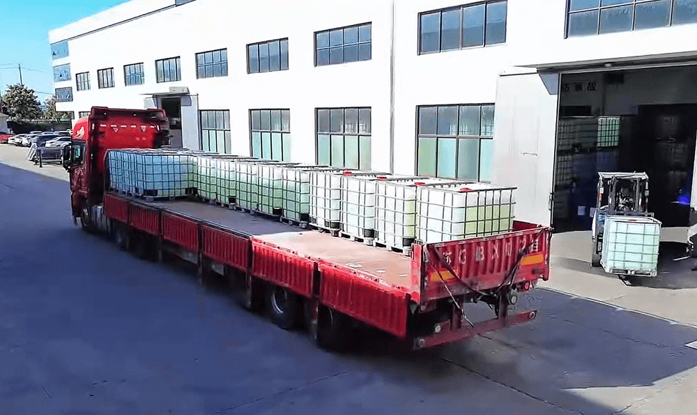 Cliente em primeiro lugar: concentrado de espuma personalizado carregado e pronto para ser enviado ao local do cliente